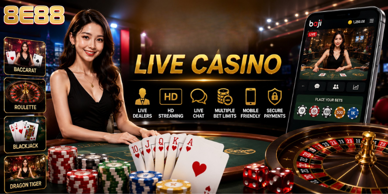 Baji live casino is an online live dealer gaming platform